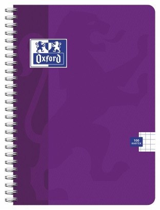 Kołozeszyt A4 100k kratka 90g 400107151 OXFORD Kołozeszyt A4 100k kratka 90g 400107151 OXFORD