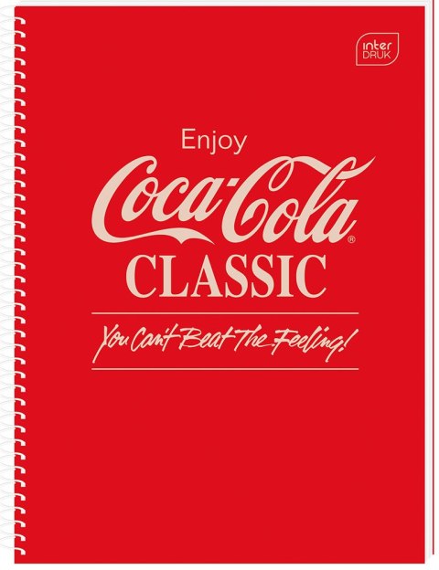Kołozeszyt A4 100k kratka M Hybrid COCA COLA INTERDRUK Kołozeszyt A4 100k kratka M Hybrid COCA COLA INTERDRUK