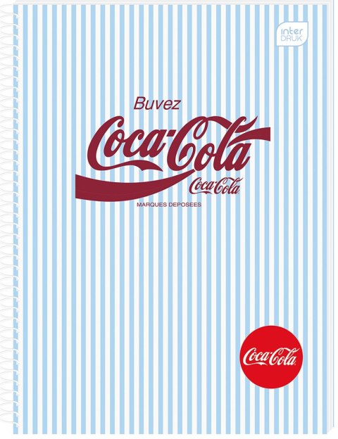 Kołozeszyt A5 100k kratka M Soft Touch COCA COLA INTERDRUK Kołozeszyt A5 100k kratka M Soft Touch COCA COLA INTERDRUK