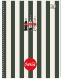Kołozeszyt A5 100k kratka M Soft Touch COCA COLA INTERDRUK