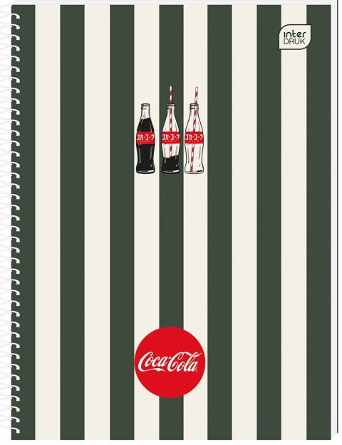 Kołozeszyt A5 100k kratka M Soft Touch COCA COLA INTERDRUK Kołozeszyt A5 100k kratka M Soft Touch COCA COLA INTERDRUK