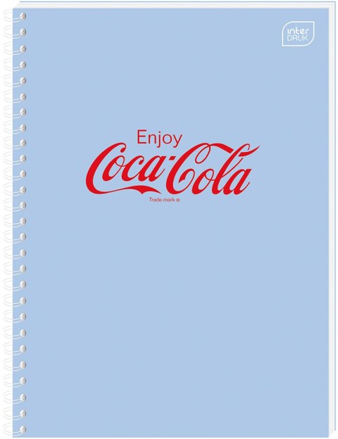 Kołozeszyt A6 80k kratka Soft Touch COCA COLA INTERDRUK Kołozeszyt A6 80k kratka Soft Touch COCA COLA INTERDRUK