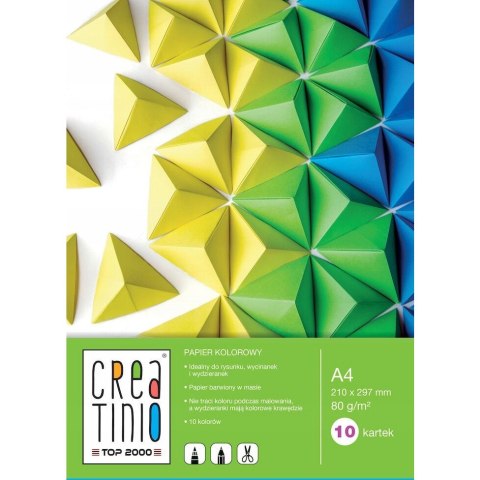 Zeszyt papierów kolorowych A4 10k CREATINIO 400079856 TOP 2000 Zeszyt papierów kolorowych A4 10k CREATINIO 400079856 TOP 2000