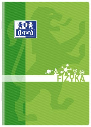 Zeszyt A5 60k kratka FIZYKA 400092593 OXFORD Zeszyt A5 60k kratka FIZYKA 400092593 OXFORD