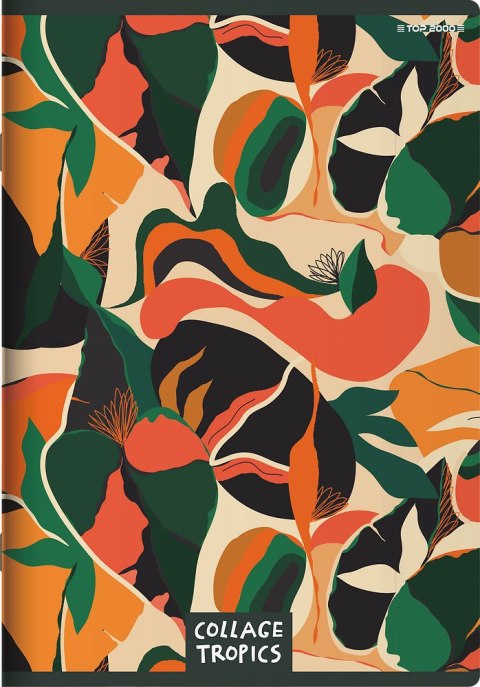 Zeszyt A5 60k linia margines COLLAGE TROPICS 400157928 TOP 2000 Zeszyt A5 60k linia margines COLLAGE TROPICS 400157928 TOP 2000