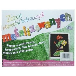 Zeszyt papierów kolorowych C4 metalizowany GIMAR