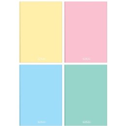 Brulion A4 96k.kratka 70g mix PASTEL COLOR BLOCKING