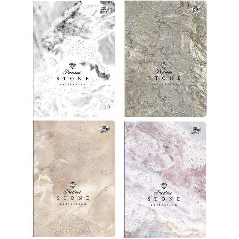 Brulion A5 96k. kratka 70g METALLIC STONE INTERDRUK Brulion A5 96k. kratka 70g METALLIC STONE INTERDRUK