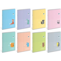 Zeszyt A5 32k.3linia kolor B&B KIDS PASTEL INTERDRUK 1311