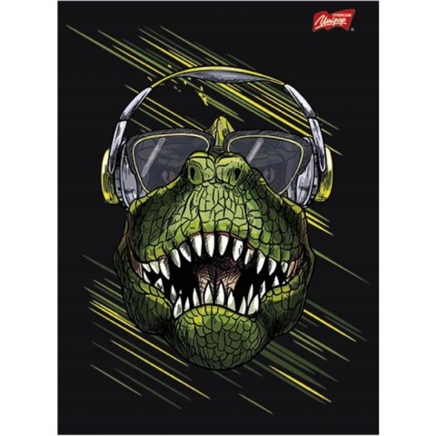 Zeszyt A5 32k linia podwójna dwukolorowa laminowany T-REX lakier wybiórczy UNIPAP Zeszyt A5 32k linia podwójna dwukolorowa laminowany T-REX lakier wybiórczy UNIPAP