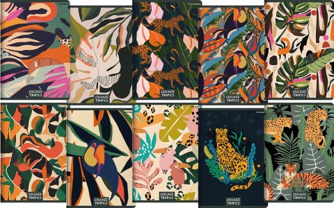 Zeszyt A5 60k kratka COLLAGE TROPICS 400157744 TOP 2000 Zeszyt A5 60k kratka COLLAGE TROPICS 400157744 TOP 2000