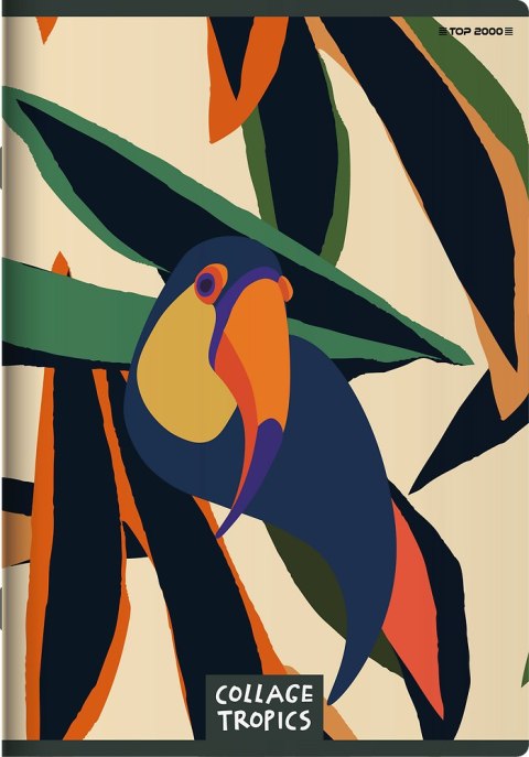 Zeszyt A5 60k kratka COLLAGE TROPICS 400157744 TOP 2000 Zeszyt A5 60k kratka COLLAGE TROPICS 400157744 TOP 2000