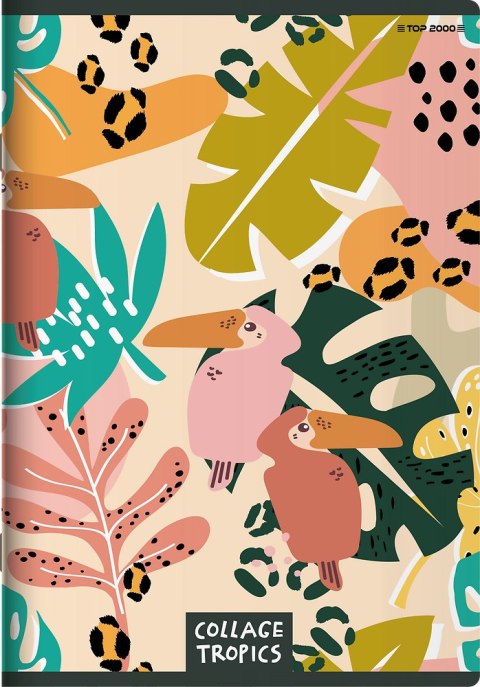 Zeszyt A5 60k kratka COLLAGE TROPICS 400157744 TOP 2000 Zeszyt A5 60k kratka COLLAGE TROPICS 400157744 TOP 2000