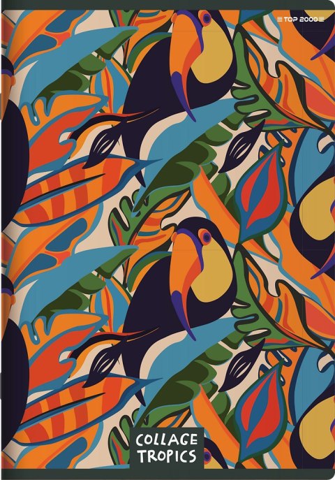Zeszyt A5 60k kratka COLLAGE TROPICS 400157744 TOP 2000 Zeszyt A5 60k kratka COLLAGE TROPICS 400157744 TOP 2000