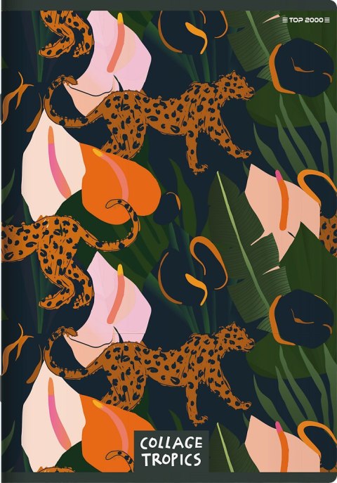 Zeszyt A5 60k kratka COLLAGE TROPICS 400157744 TOP 2000 Zeszyt A5 60k kratka COLLAGE TROPICS 400157744 TOP 2000