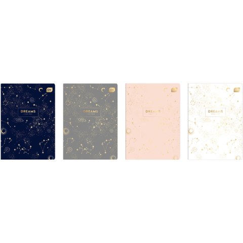 Zeszyt A5 60k kratka 70g METALLIC DREAMS INTERDRUK Zeszyt A5 60k kratka 70g METALLIC DREAMS INTERDRUK