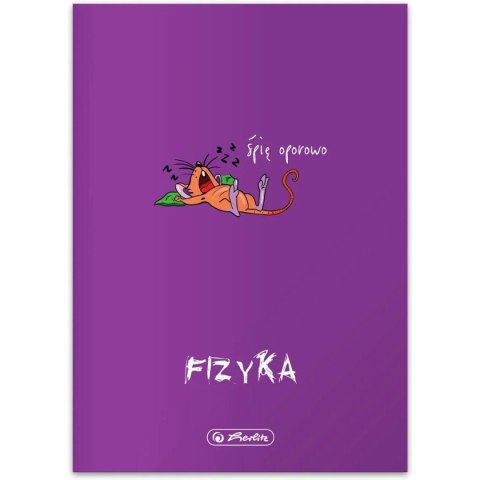 Zeszyt szkolny przedmiotowy A5 60 kartek w kratkę 70g FIZYKA 9500080 HERLITZ Zeszyt szkolny przedmiotowy A5 60 kartek w kratkę 70g FIZYKA 9500080 HERLITZ