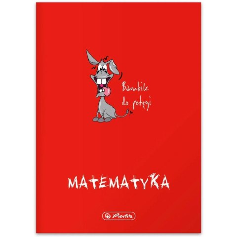 Zeszyt szkolny przedmiotowy A5 60 kartek w kratkę 70g MATEMATYKA 9500011 HERLITZ Zeszyt szkolny przedmiotowy A5 60 kartek w kratkę 70g MATEMATYKA 9500011 HERLITZ