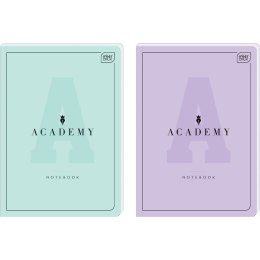 Brulion A4 96k. linia M 90g ACADEMY PASTEL