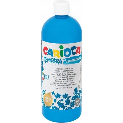 Farba CARIOCA TEMPERA 1000ml jasnoniebieski 170-1446 Farba CARIOCA TEMPERA 1000ml jasnoniebieski 170-1446