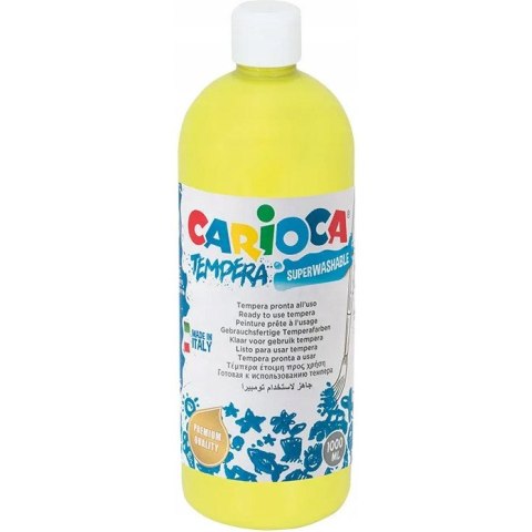 Farba CARIOCA TEMPERA 1000ml żółta cytrynowa (ko03/02) 170-1864 Farba CARIOCA TEMPERA 1000ml żółta cytrynowa (ko03/02) 170-1864