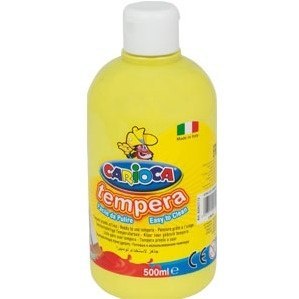 Farba TEMPERA cytrynowa CARIOCA 500ml 170-2367 Farba TEMPERA cytrynowa CARIOCA 500ml 170-2367