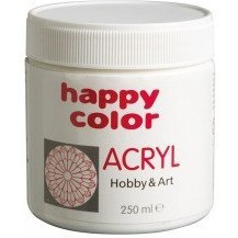 Farba akrylowa 250ml biel tytanowa HA 7370 0250-0 Happy Color Farba akrylowa 250ml biel tytanowa HA 7370 0250-0 Happy Color