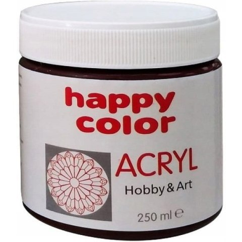 Farba akrylowa 250ml ciemno brązowy HA 7370 0250-75 Happy Color Farba akrylowa 250ml ciemno brązowy HA 7370 0250-75 Happy Color