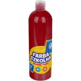 Farba plakatowa w tubkach 500ml szkolna czerwona ciemna 301317005 ASTRA