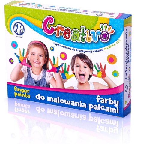 Farby do malowania palcami 4 kolory CREATIVO 320112002 ASTRA Farby do malowania palcami 4 kolory CREATIVO 320112002 ASTRA