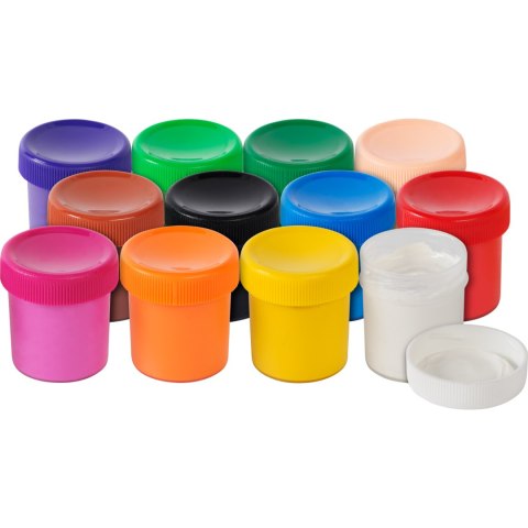 Farby plakatowe 12 kolorów 20ml 121050 FABER-CASTELL Farby plakatowe 12 kolorów 20ml 121050 FABER-CASTELL