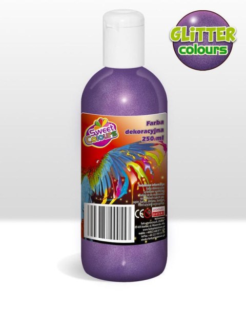 Farby plakatowe metaliczne 6 kol.x250ml Sweet Colours OTOCKI Farby plakatowe metaliczne 6 kol.x250ml Sweet Colours OTOCKI
