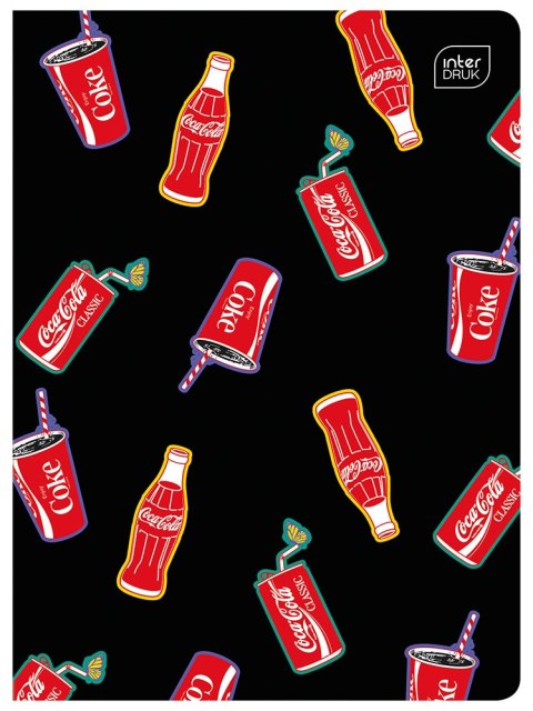 Zeszyt A5 32k kratka 70g M Mat+UV COCA COLA INTERDRUK Zeszyt A5 32k kratka 70g M Mat+UV COCA COLA INTERDRUK