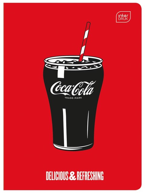 Zeszyt A5 32k kratka 70g M Mat+UV COCA COLA INTERDRUK Zeszyt A5 32k kratka 70g M Mat+UV COCA COLA INTERDRUK