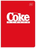 Zeszyt A5 60k kratka 70g M Hybrid COCA COLA INTERDRUK
