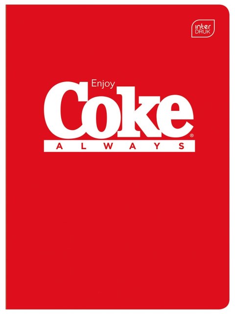 Zeszyt A5 60k kratka 70g M Hybrid COCA COLA INTERDRUK Zeszyt A5 60k kratka 70g M Hybrid COCA COLA INTERDRUK