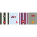Zeszyt A5 80k kratka M Soft Touch COCA COLA INTERDRUK