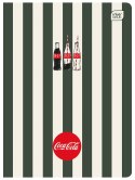 Zeszyt A5 80k kratka M Soft Touch COCA COLA INTERDRUK