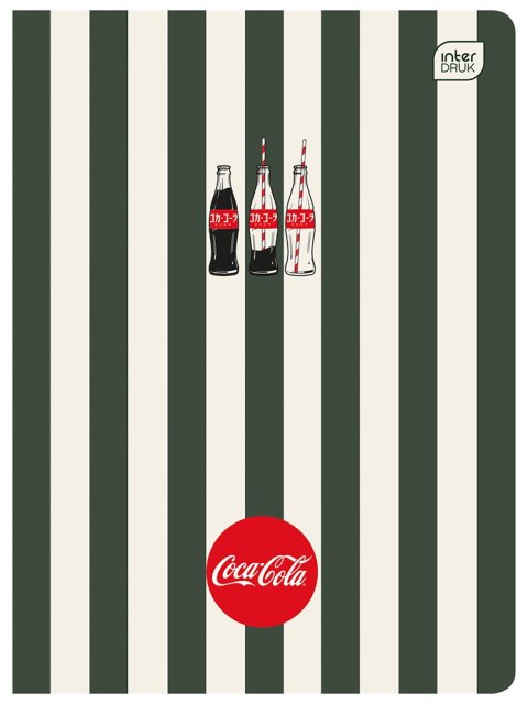 Zeszyt A5 80k kratka M Soft Touch COCA COLA INTERDRUK Zeszyt A5 80k kratka M Soft Touch COCA COLA INTERDRUK