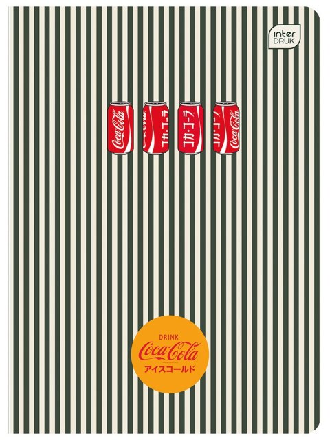 Zeszyt A5 80k kratka M Soft Touch COCA COLA INTERDRUK Zeszyt A5 80k kratka M Soft Touch COCA COLA INTERDRUK