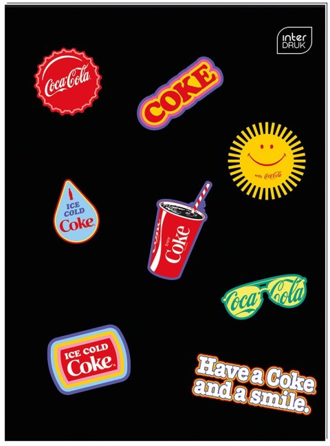 Zeszyt do słowek A6 32k Mat+UV COCA COLA INTERDRUK Zeszyt do słowek A6 32k Mat+UV COCA COLA INTERDRUK