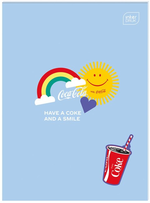 Zeszyt do słowek A6 32k Mat+UV COCA COLA INTERDRUK Zeszyt do słowek A6 32k Mat+UV COCA COLA INTERDRUK