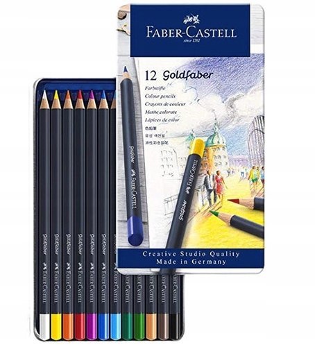 Kredki GOLDFABER 12kol. op.metal. 114712 FC Kredki GOLDFABER 12kol. op.metal. 114712 FC