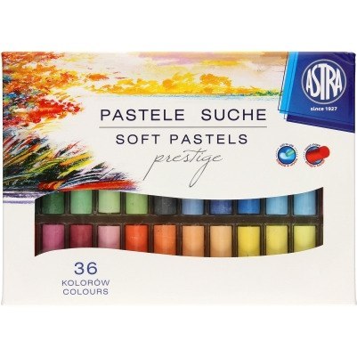 Kredki pastele suche okrągłe PRESTIGE 36kolorów 323117003 ASTRA Kredki pastele suche okrągłe PRESTIGE 36kolorów 323117003 ASTRA