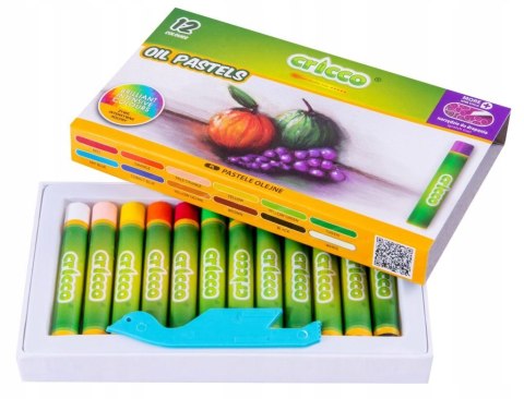PASTELE OLEJNE CRICCO 12 KOL. CR481K12/D PASTELE OLEJNE CRICCO 12 KOL. CR481K12/D