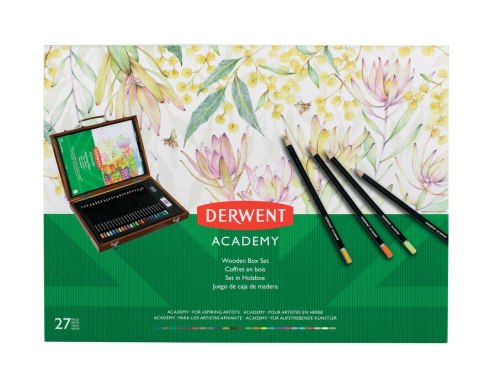 Zestaw kredek 24 sztuki w pudełku drewnianym 2305950 DERWENT ACADEMY Zestaw kredek 24 sztuki w pudełku drewnianym 2305950 DERWENT ACADEMY
