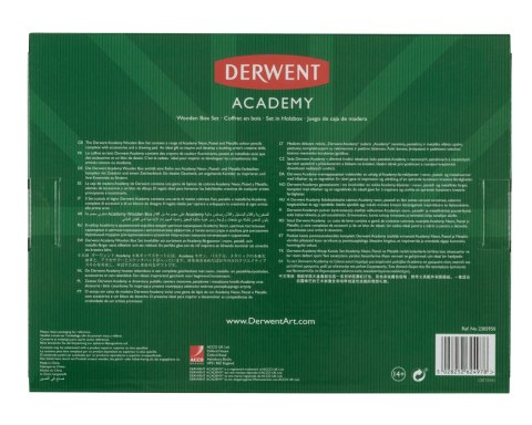 Zestaw kredek 24 sztuki w pudełku drewnianym 2305950 DERWENT ACADEMY Zestaw kredek 24 sztuki w pudełku drewnianym 2305950 DERWENT ACADEMY