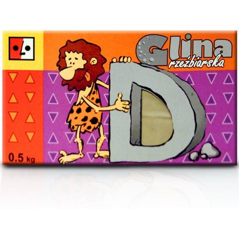 Glina rzeźbiarska 0.5kg JEDNOŚĆ Glina rzeźbiarska 0.5kg JEDNOŚĆ