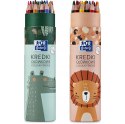 Kredki ołówkowe 24+2 kolory KIDS w tubie 400174527 OXFORD