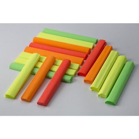 Krepina 25x200cm-fluo, zielony, 5 rolek HAPPY COLOR HA 3640 2520-205 Krepina 25x200cm-fluo, zielony, 5 rolek HAPPY COLOR HA 3640 2520-205